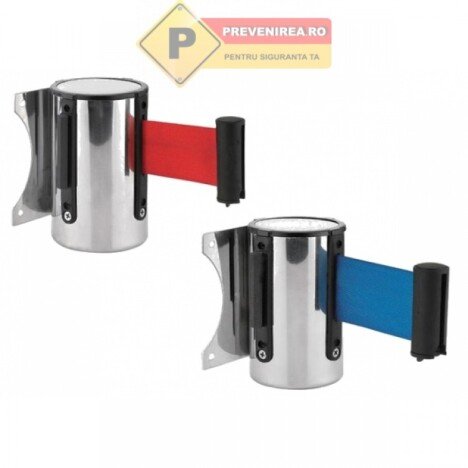 Stalp cu banda albastra